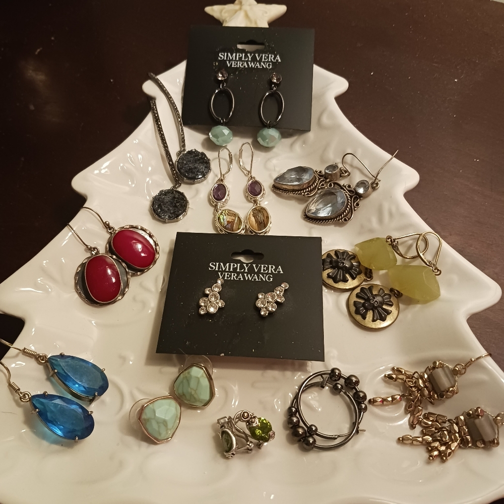 Vera Wang earrings and more